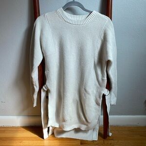 Long Athleta sweater with open sides